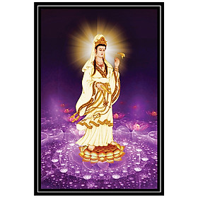 Mua Hình Phật giáo treo tường trang trí nhà cửa  phòng thờ mẫu quan thế âm tỏa sáng  Tranh Phật Giáo Quan Thế Âm Bồ Tát 2313