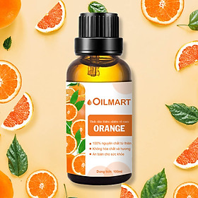 Tinh Dầu Thiên Nhiên Vỏ Cam Oilmart Orange Essential Oil 100ml