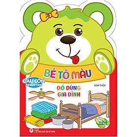 Sách Bé tô màu - Đồ dùng gia đình