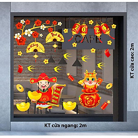 Mua DECAL TRANG TRÍ TẾT 2024 CHO KHU VUI CHƠI