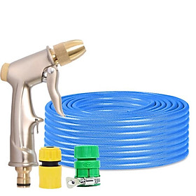 Mua Rửa xe tưới cây Bộ dây và vòi xịt tăng áp lực nước 300% loại 30m cút nhựa nối nhựa 206701-1