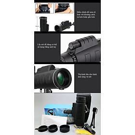 Mua Ống Nhòm Một Mắt Kẹp Điện Thoại Độ Phóng Đại 40X