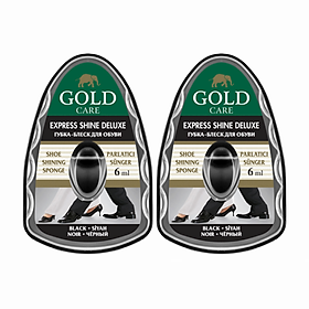 Combo 02 Xi Mút Đánh Bóng Giày Da GoldCare GC4017 - Đen