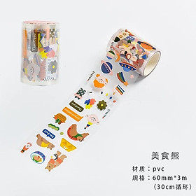 Mua Cuộn PVC tape rộng 6cm dài 3m siêu dễ thương