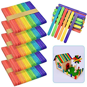 300pcs Good Sticks Deterure Goods trong Craftsmanky màu thủ công tự nhiên cho công việc thủ công và nhà DIY Trauveau