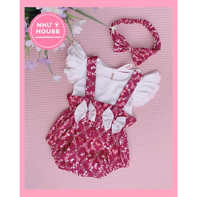 Body em bé gái - Như Ý House body thiết kế hoa tím cho bé từ 5-13 kg