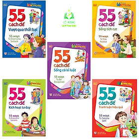 Sách- Combo 5 Cuốn Kỹ Năng 55 Cách Vượt Qua Thất Bại + Tích Cực + Có Kỷ Luật + Tư Duy + Tranh Luận Hiệu Quả (ML)