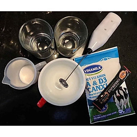 Mua Máy Cầm Tay Mini Đánh Trứng Tạo Bọt Cà Phê Khuấy Cực Mạnh - Pin - 1 Cái - Màu Ngẫu Nhiên  - GDHN Loại Tốt