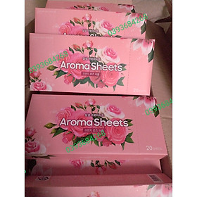 GIẤY THƠM  AROMA SHEET hương hoa hồng Pháp DÙNG CHO TỦ CHĂM SÓC QUẦN ÁO LGstyer