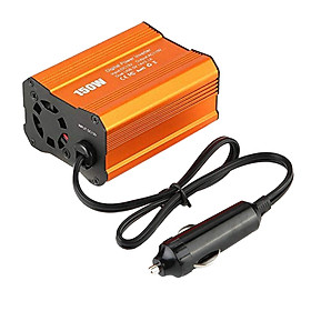 DC 12V to  220V Car Adapter Power Inverter Safety for Consoles TV Laptops