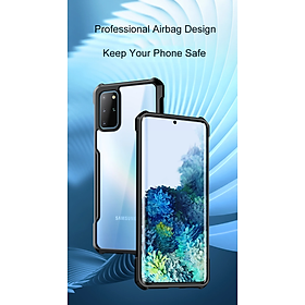 Ốp lưng cho Samsung Galaxy S20, S20 FE, S20 Plus hiệu XUNDD trong viền màu chống ố, chống sốc cao cấp - Hàng chính hãng - S20 Plus - TRONG VIỀN MÀU ĐEN