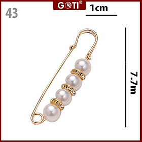 Hình ảnh GOTI - Charm Cài Áo Thiên Nga Kiểu Tag Cài Váy Đẹp Thanh Lịch Dành Cho Nữ Kiểu Dáng Hoa Cao Cấp Đa Dạng CA21