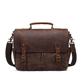 Túi đeo chéo nam DA THẬT cao cấp phong cách mới – BEE GEE DCN9071 - Nâu