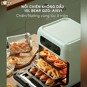 Mua Nồi chiên không dầu 10L Bear tích hợp đa năng với 7 phụ kiện chuyên dụng- Hàng chính hãng