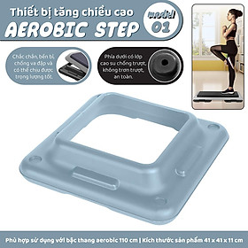 Bục Nhảy Aerobic, 110CM Có Thể Tăng Giảm Chiều Cao Bục, Bục Step Gym, Yoga Chất Liệu Nhựa ABS Chống Trượt