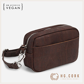 Túi Đeo Chéo Mini Dáng Ngang Nam Nữ CROSSBODY POUCH - HGcork Corkor CK267 – Nhiều màu – Vật liệu da cork thực vật thuần chay, chống cháy, chống mốc – Sản xuất tại Bồ Đào Nha