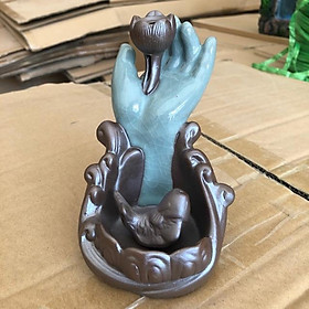 Mua Thác khói trầm hương phật thủ quan âm tặng kèm 10 nụ trầm