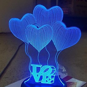 Mua Đèn LED 3D để phòng ngủ
