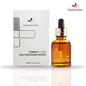 Serum Chuyên Nám Goodndoc Vitamin C 16.5 Daily Whitening Serum Giúp Trắng Sáng Da, Hỗ Trợ Giảm Thâm Nám, Chống Lão Hóa - GoodnDoc Vitamin C 30ml