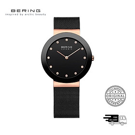 Đồng Hồ Nữ Bering Ceramic Màu Đen 11435-166