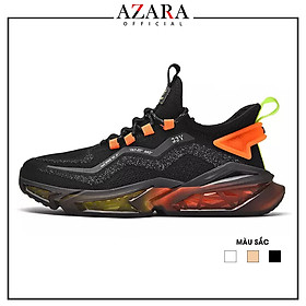 Giày Thể Thao Nam AZARA- Sneaker Màu Đen - Trắng - Kaki, Dáng Thể Thao Dễ Phối Đồ, Phù Hợp Mọi Lứa Tuổi - G5225