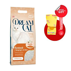 Hình ảnh Cát vệ sinh cho mèo DREAMCAT - Dòng Vanilla (Hương Vani) 5L