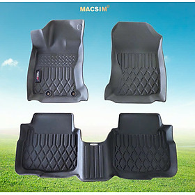 Thảm lót sàn sd (trám) Subaru outback 2015-2019 Nhãn hiệu Macsim chất liệu nhựa TPE cao cấp màu đen
