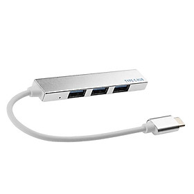 Type-C to USB3.0 4 Port Hub Box Splitter Power