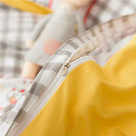 Bộ chăn ga gối Cotton Poly nhập khẩu Hàn Quốc - Xả kho mẫu đẹp 2021