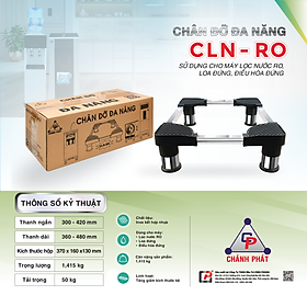 Chân đế nước lọc RO, máy giặt, tủ lạnh inox CP kích thước từ 30-77inch - Hàng chính hãng