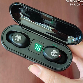 Mua Tai nghe Bluetooth AMOI F9 TWS 5.0 cảm ứng không dây chống nước IPX7  chống ồn tích hợp sạc dự phòng 2500mAh BH 12 Tháng
