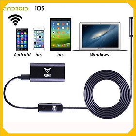 Camera nội soi chống nước IP67 dây 3,5m không dây WIFI IOS