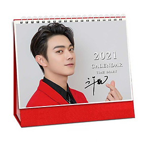 Lịch Hứa Khải 2021 lịch bàn năm mới 2021