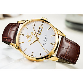 Đồng hồ nam chính hãng Teintop T8646-6 Fullbox, Kính sapphire ,chống xước,chống nước,mặt trắng dây da nâu xịn ,thép không gỉ 316L, máy cơ , Mới 100%,Bảo hành 12 tháng,thiết kế đơn giản,sang trọng và lịch lãm