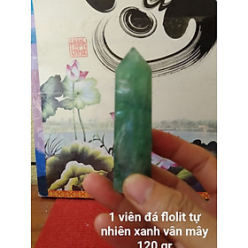 Mua Trụ Đá Flourite Tự Nhiên Màu Xanh  Đá Thanh Tẩy Giúp Hỗ Trợ Reiki  Thiền Định  Sưu Tầm  Chặn Giấy (120 gr)