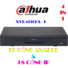 Mua ĐẦU GHI DAHUA 16 CỔNG ANALOG & 18 CỔNG IP XVR4116HS-I - (Tùy chọn 4/8/16 cổng)