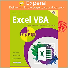 Sách - Excel VBA in easy steps by Mike McGrath (UK edition, paperback)