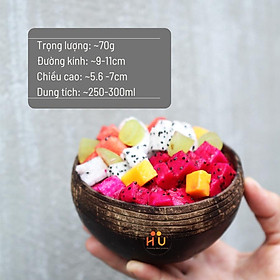 Chén nhí gáo dừa nghệ thuật