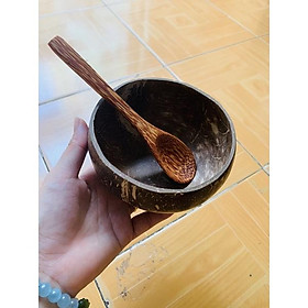 Mua Combo Bát Gáo Dừa + Muỗng Gỗ Dừa
