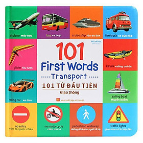 Hình ảnh sách Sách: 101 First Words - Transport / 101 Từ Đầu Tiên - Giao Thông