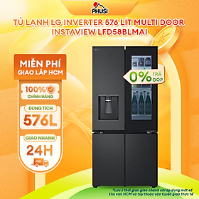 Mua Tủ lạnh LG Inverter 576 lít Multi Door InstaView LFD58BLMAI - Hàng Chính Hãng - Mới 100%