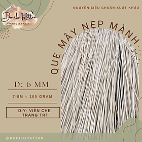 Mua   6mm  Ruột mây NẸP MÀNH mây- Chạy viền  chạy rãnh trang trí nội thất