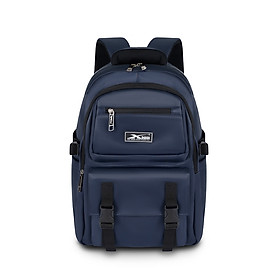 Balo trung học chống nước tiện lợi Xbags Dark Blue Xb 3202