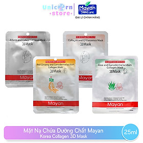 Mặt Nạ Chứa Dưỡng Chất MAYAN Korea Collagen 3D Mask 25ml