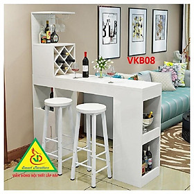 Mua Quầy bar mini kết hợp tủ rượu VKB08 ( không kèm ghế) - Nội thất lắp ráp Viendong Adv