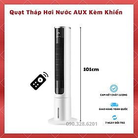 Quạt hơi nước phun sương có điều khiển, quạt tháp không cánh, quạt cây đứng cao cấp