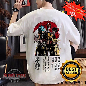 Áo Tay Lỡ Unisex Anime One Piece | Naruto | Punch Man Luffy Cao Cấp | Áo Form Rộng Luffy Siêu Đẹp Tshirt