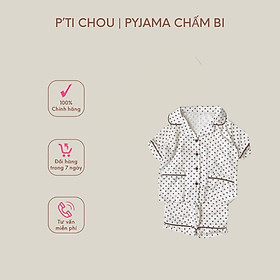 Set Bộ PYJAMA Cho Bé Trai Bé Gái Từ 1 Tuổi Đến 5 Tuổi Chất Liệu Silk Cotton Thiết Kế P'TI CHOU