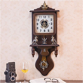 Mua Đồng hồ treo tường quả lắc  Đồng hồ treo tường tân cổ điển Châu Âu DH67