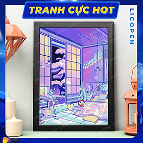 Mua Tranh Tô Màu Theo Số - Tranh Chill Room - MS445